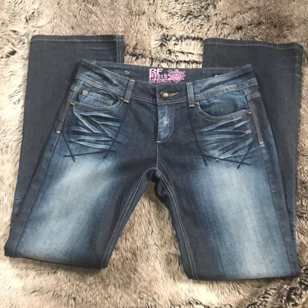 Be Rock For Express Boot Cut Jeans 12